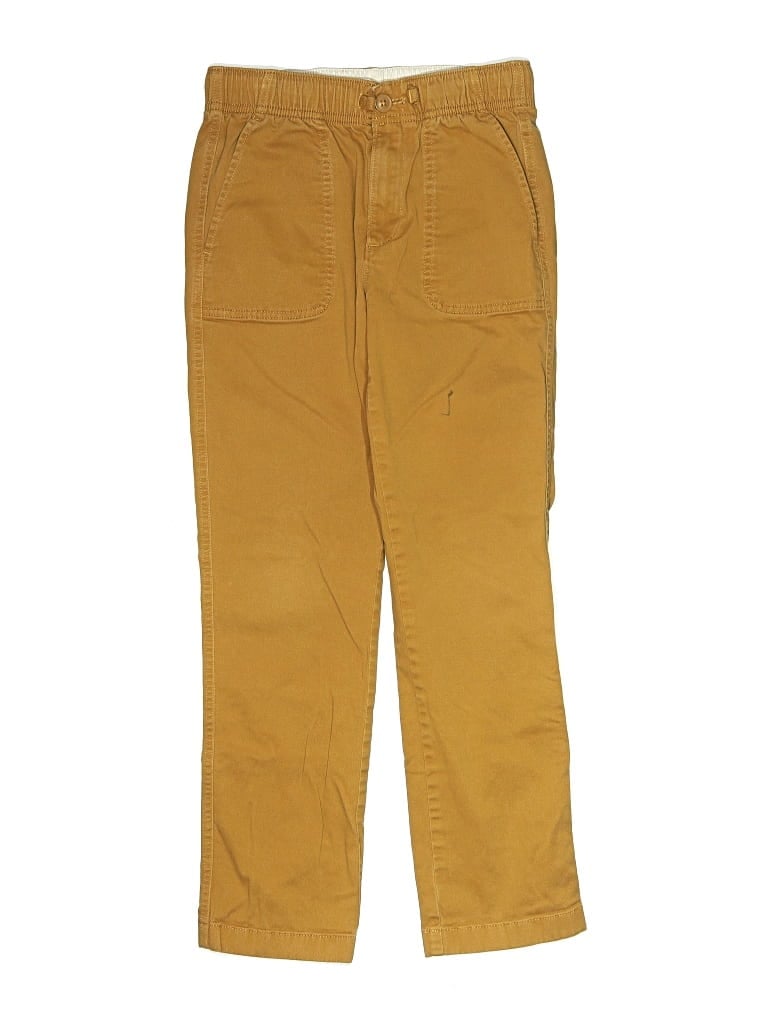 Pre-owned Crewcuts Kids' Casual Pants In Brown