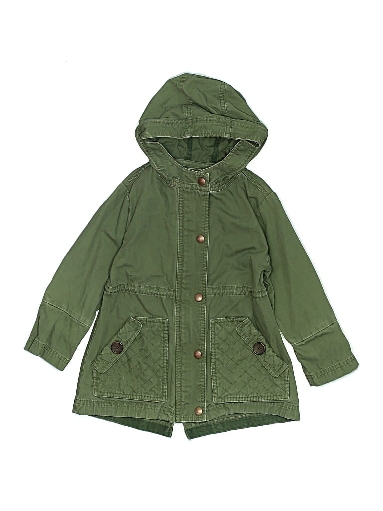 Pre-owned Hanna Andersson Kids' Raincoat In Green