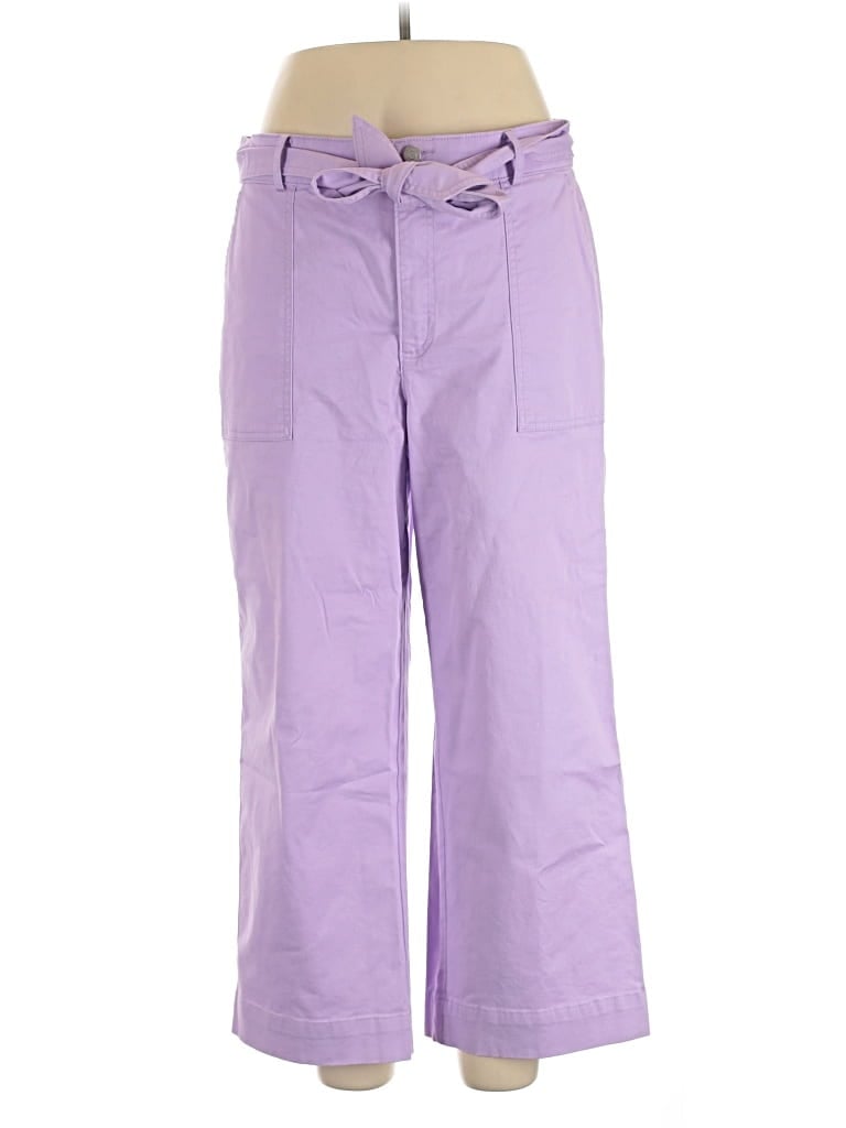 Pre-owned Ann Taylor Loft Casual Pants In Purple