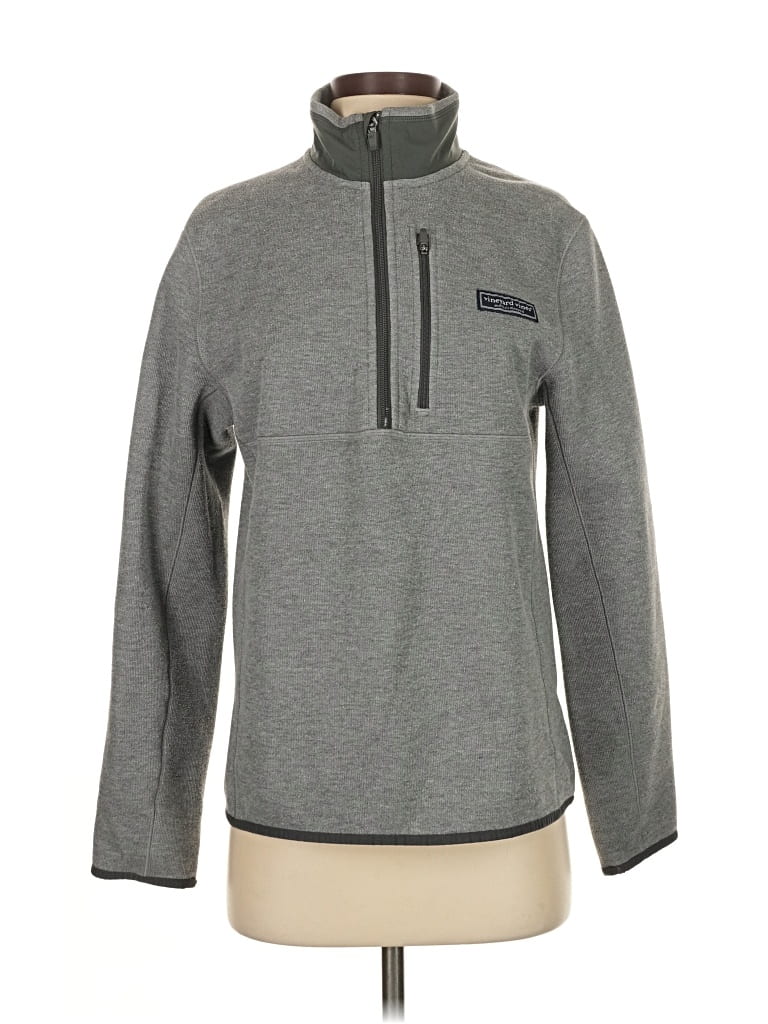 Pre-owned Vineyard Vines Pullover Sweater In Gray