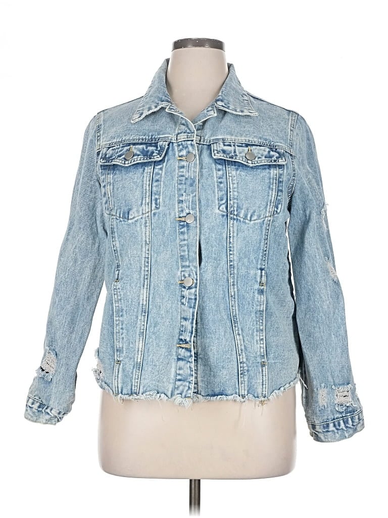 Pre-owned Unbranded Denim Jacket In Blue