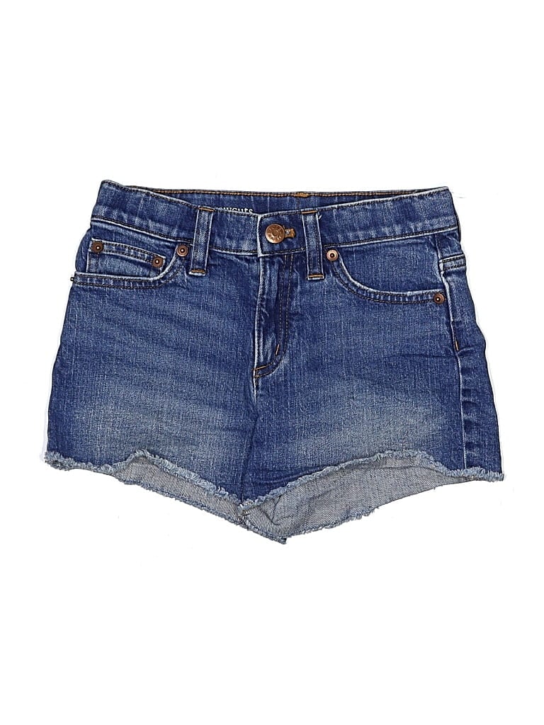 Pre-owned Crewcuts Kids' Denim Shorts In Blue