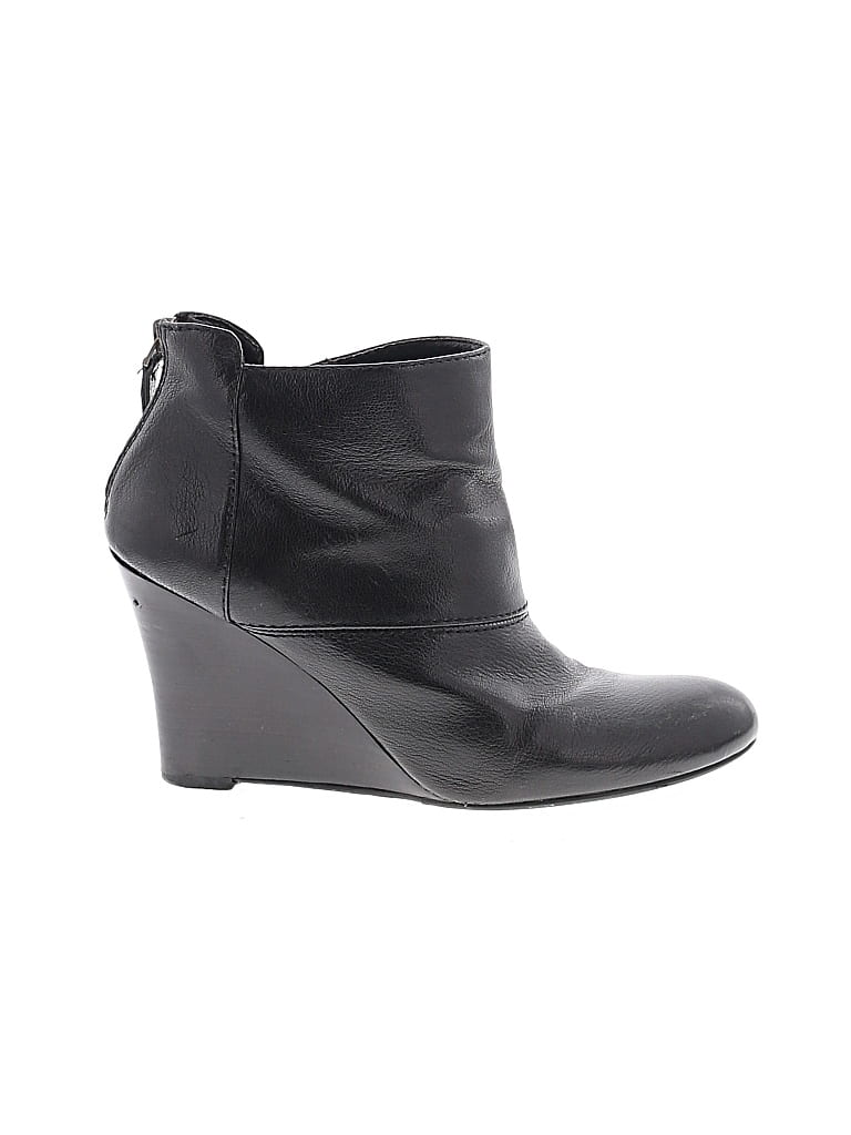 Pre-owned Nine West Ankle Boots In Black