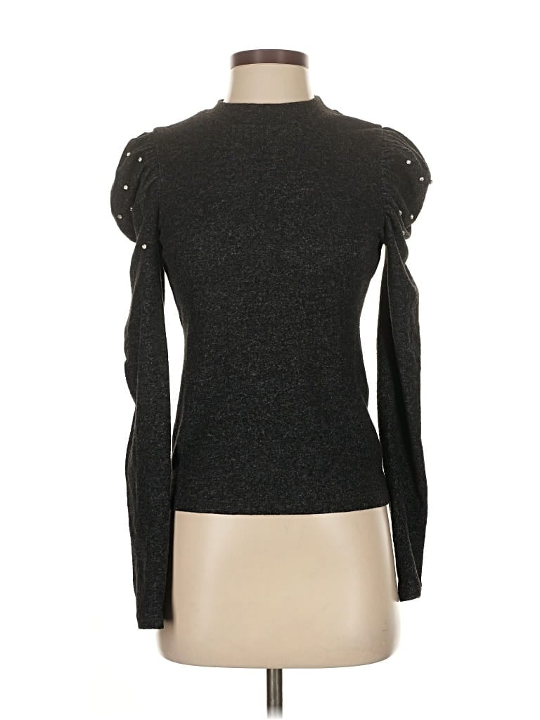 Pre-owned Zara Turtleneck Sweater In Gray