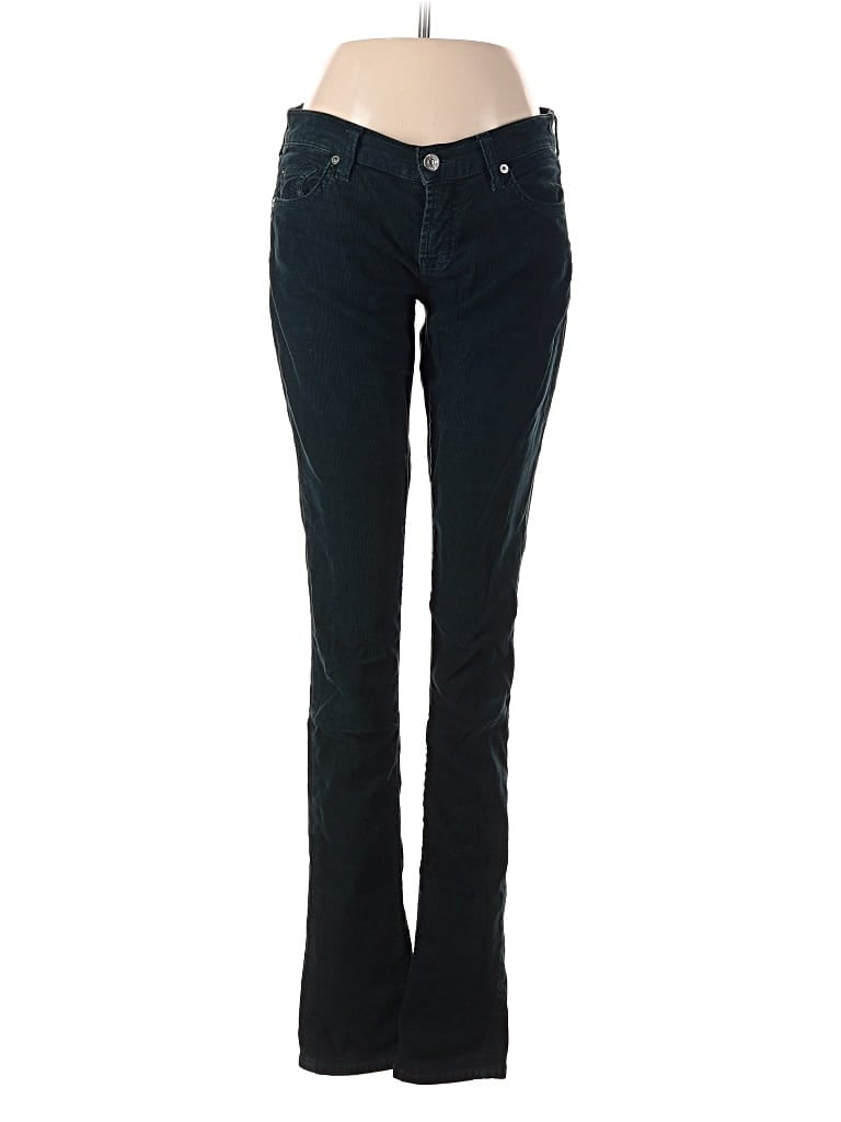 Pre-owned 7 For All Mankind Casual Pants In Black