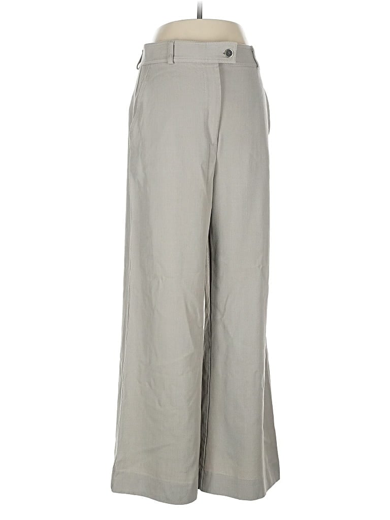 Pre-owned St John Casual Pants In Gray