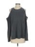 Milly Gray Pullover Sweater Size S - photo 1