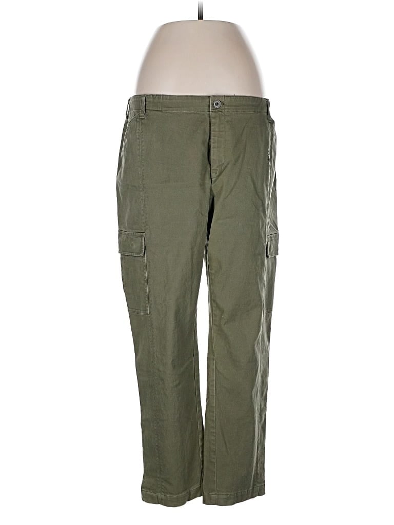 Pre-owned Chico's Cargo Pants In Green