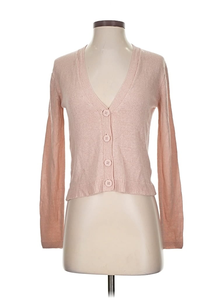 Pre-owned Max Studio Cardigan Sweater In Pink