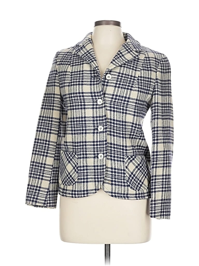 Pre-owned The Villager Blazer Jacket In White