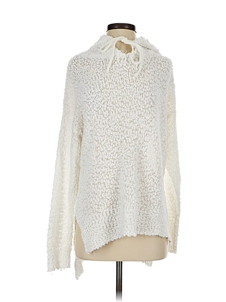 Pre-owned En Creme Pullover Sweater In White
