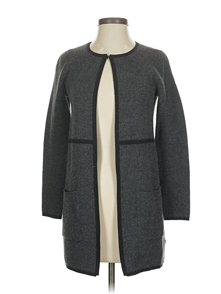 Pre-owned Tahari Cardigan Sweater In Gray
