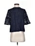 Sugar Lips Solid Blue 3/4 Sleeve Blouse Size XS - photo 1