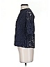 Sugar Lips Solid Blue 3/4 Sleeve Blouse Size XS - photo 5