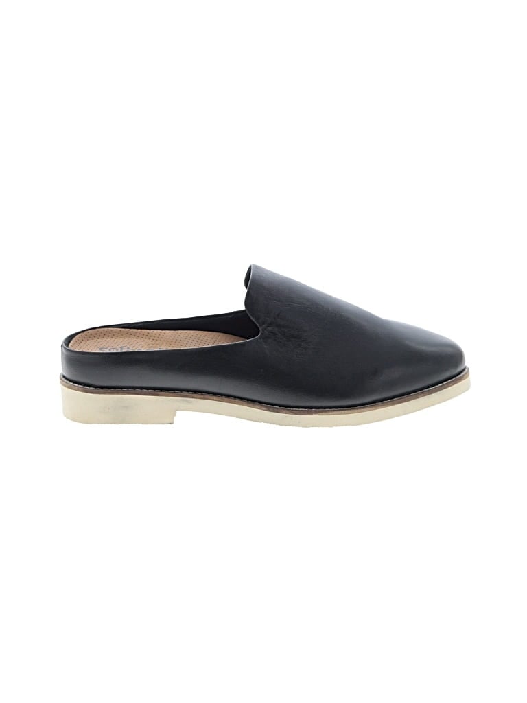 Pre-owned Softwalk Mule/clog In Black
