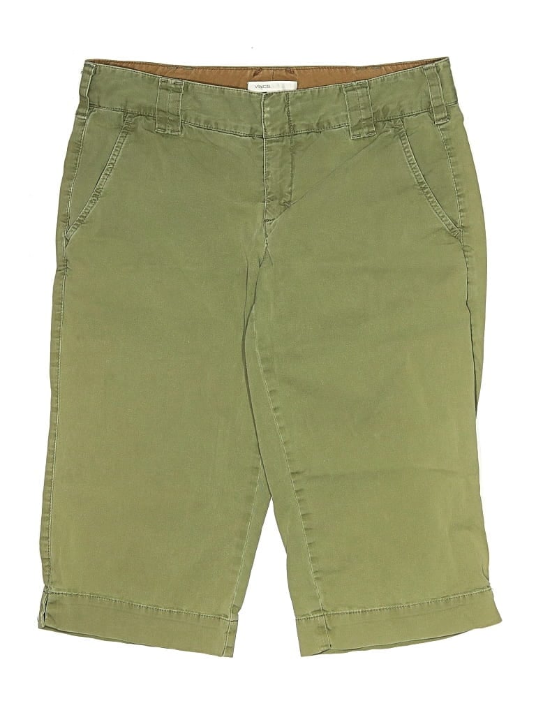 Pre-owned Vince Khaki Shorts In Green