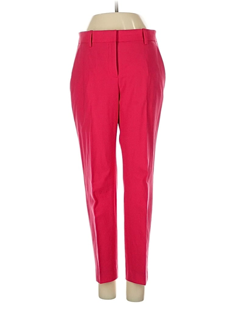Pre-owned Theory Wool Pants In Red