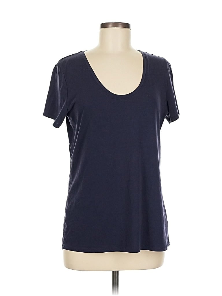 Pre-owned Athleta Short Sleeve T-shirt In Blue