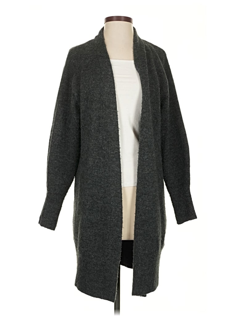Pre-owned H&m Cardigan Sweater In Gray