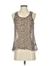 CAbi 100% Polyester Tan Sleeveless Top Size XS - photo 1