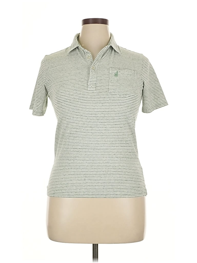 Pre-owned Johnnie-o Short Sleeve Polo Shirt In Green
