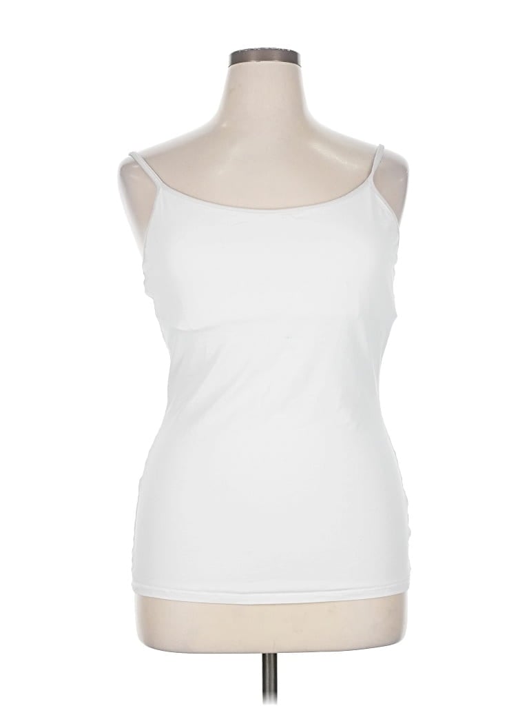 Pre-owned Express Outlet Tank Top White Strapless Neckline Tops