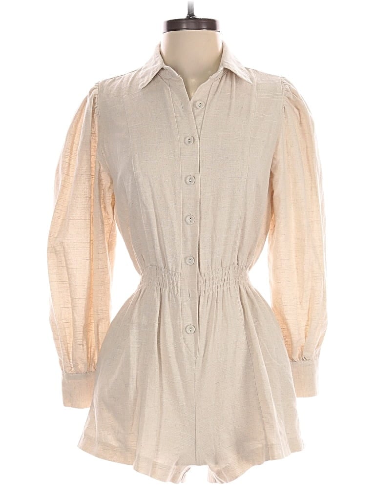 Pre-owned Assorted Brands Romper In White