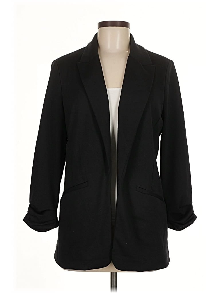 Pre-owned Nine West Blazer Jacket In Black