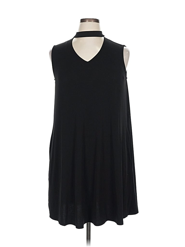 Pre-owned Ab Studio Casual Dress In Black
