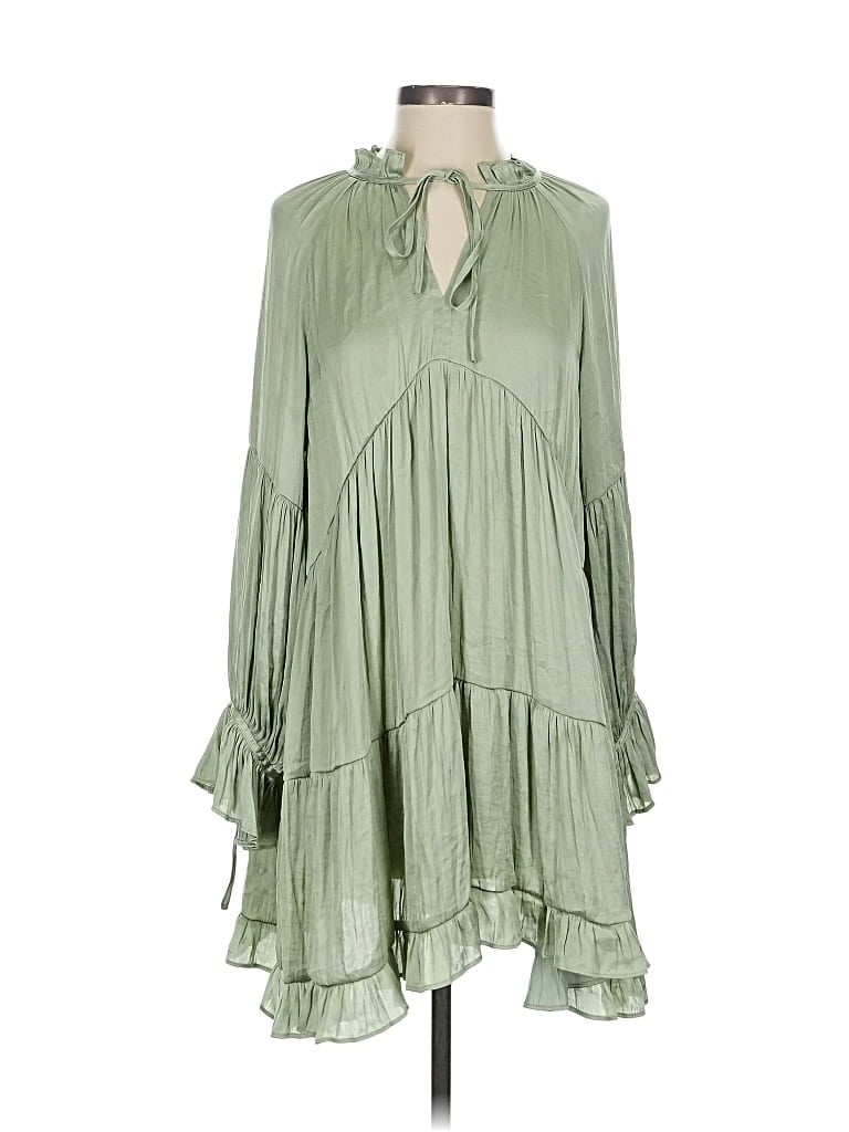 Pre-owned Opt Casual Dress In Green