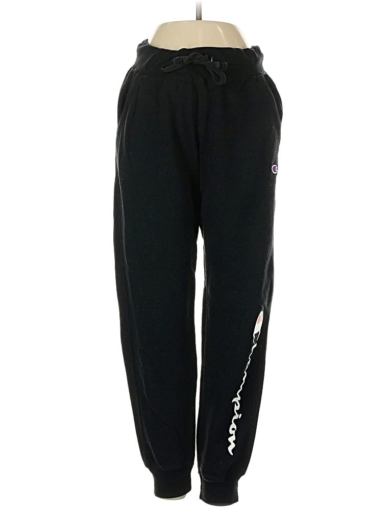 Pre-owned Champion Track Pants In Black