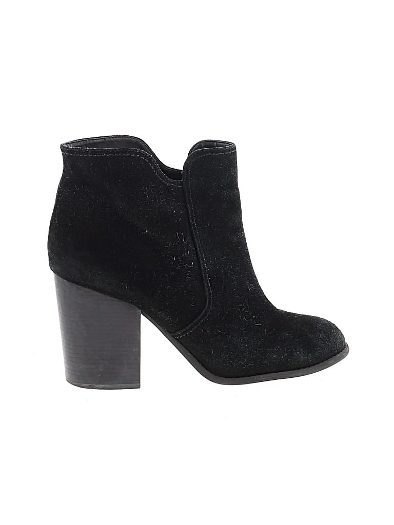 Pre-owned Jessica Simpson Ankle Boots In Black