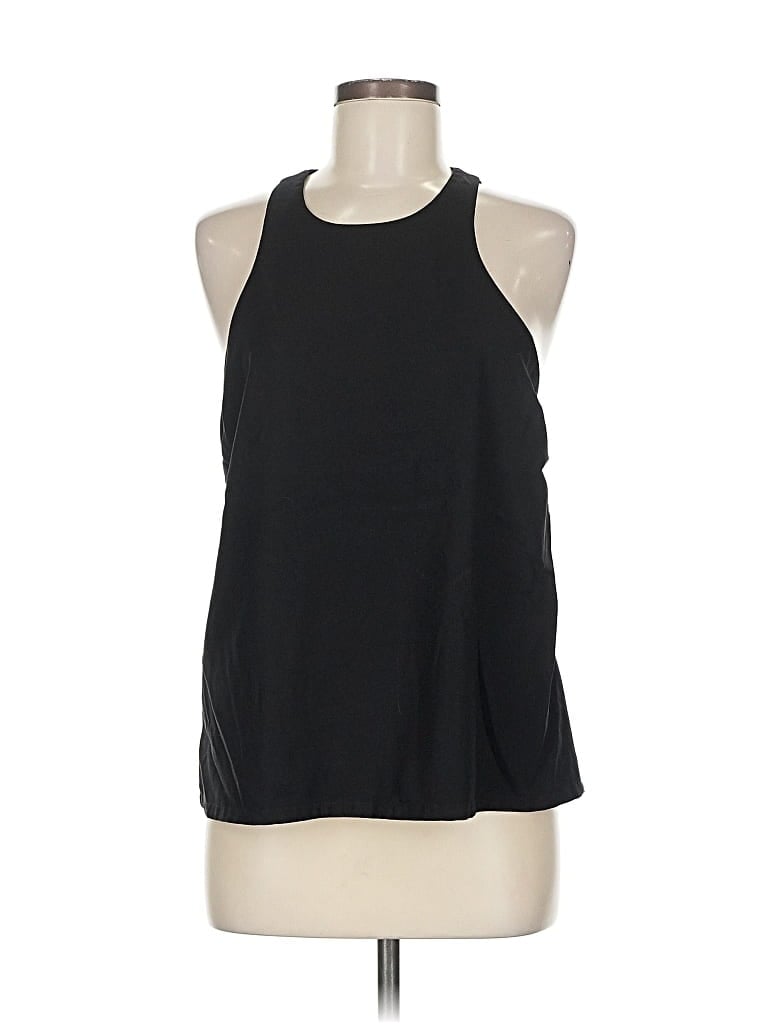 Pre-owned Express Sleeveless Top Black Halter Neckline Tops