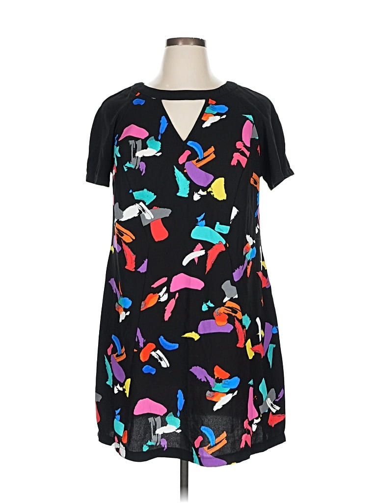 Pre-owned City Chic Casual Dress In Black