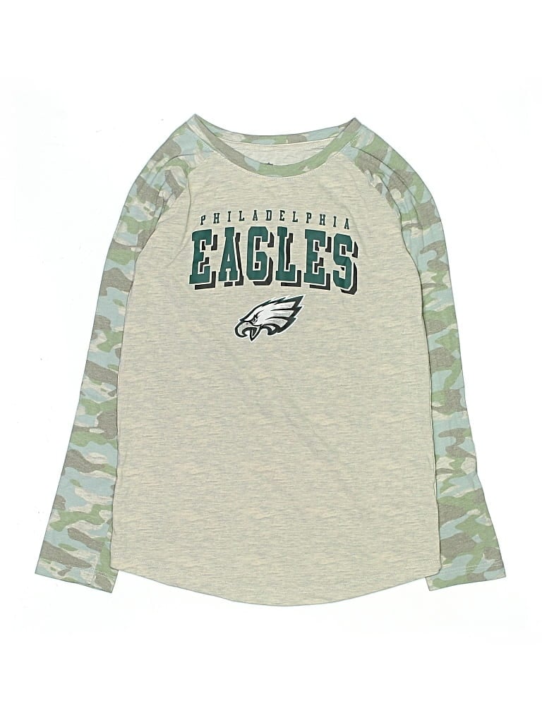 Pre-owned Nfl Kids' 3/4 Sleeve T-shirt In Green