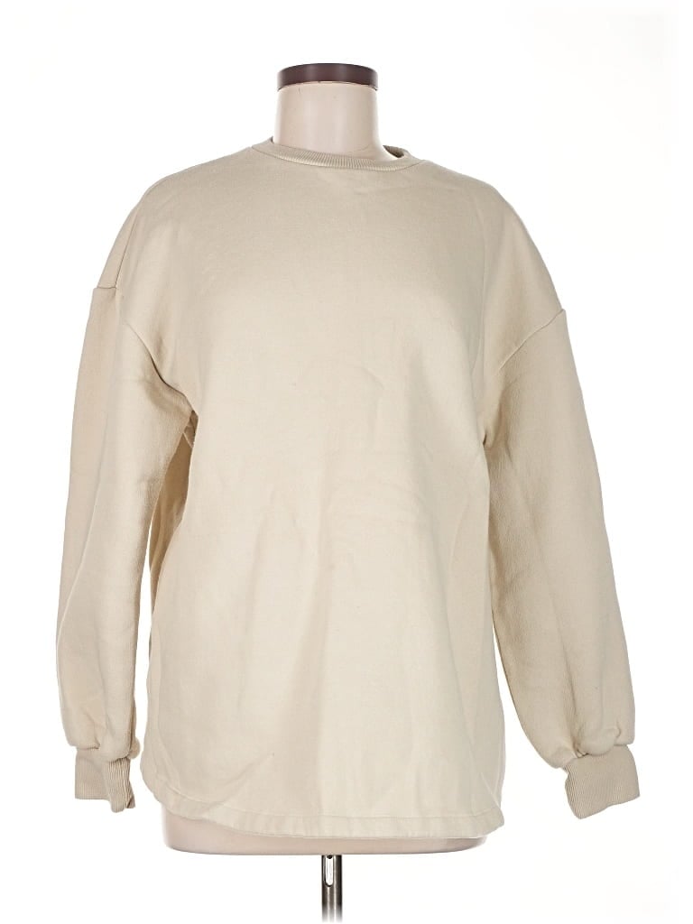 Pre-owned Boohoo Sweatshirt In White