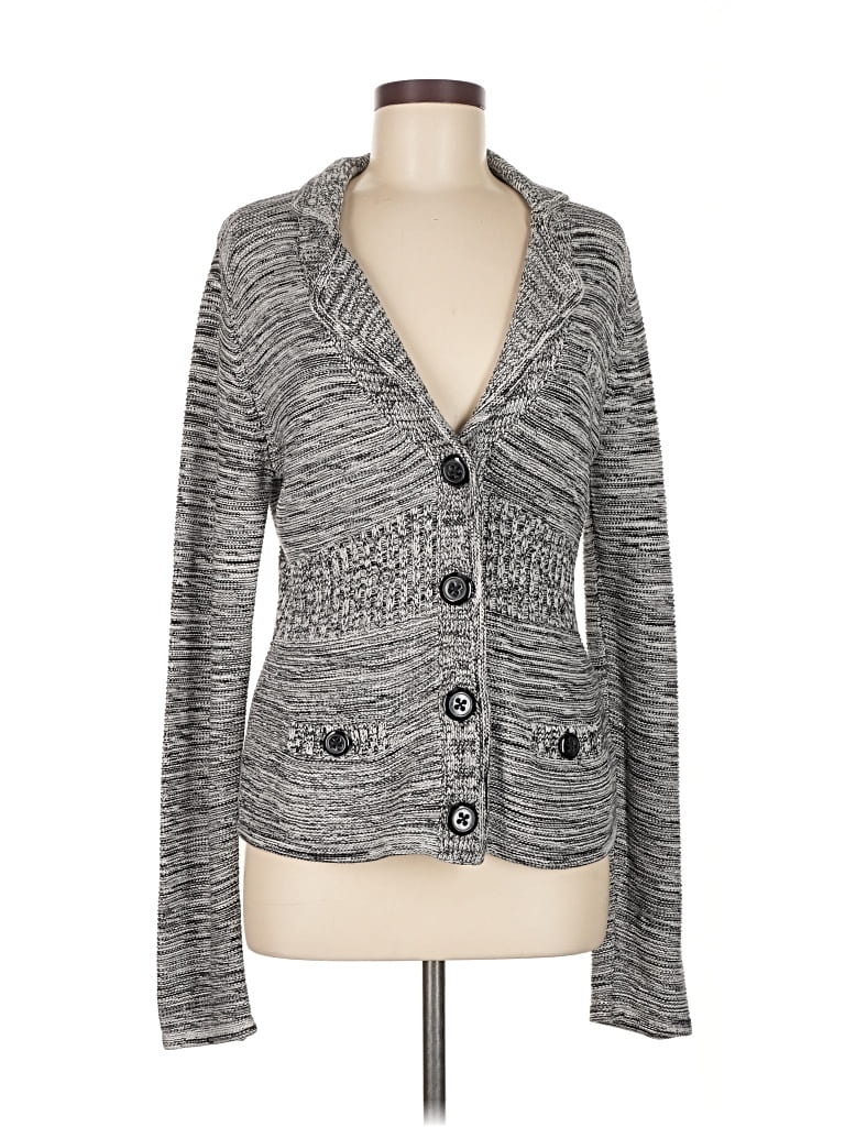 Pre-owned Apt. 9 Cardigan Sweater In Gray