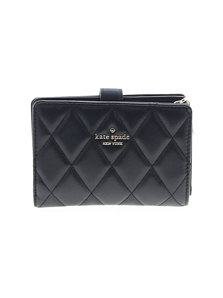 Pre-owned Kate Spade New York Leather Wallet In Black