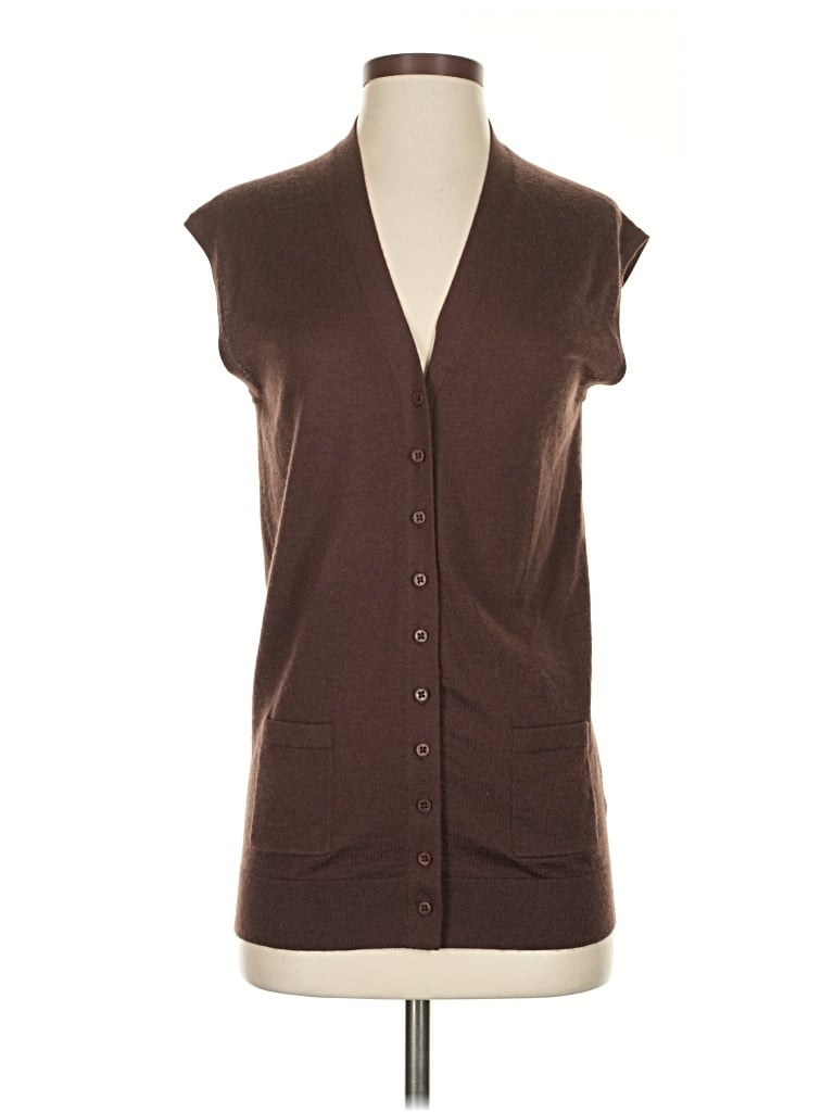 Pre-owned Tibi Sweater Vest In Brown