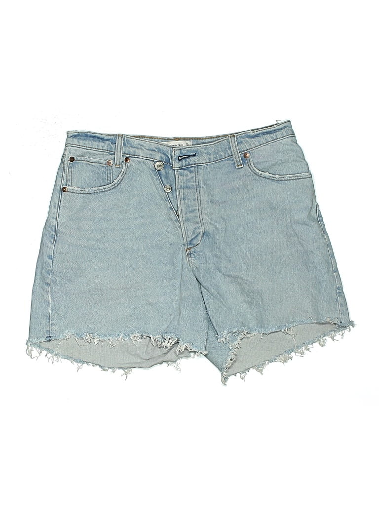 Pre-owned Abercrombie & Fitch Denim Shorts In Blue