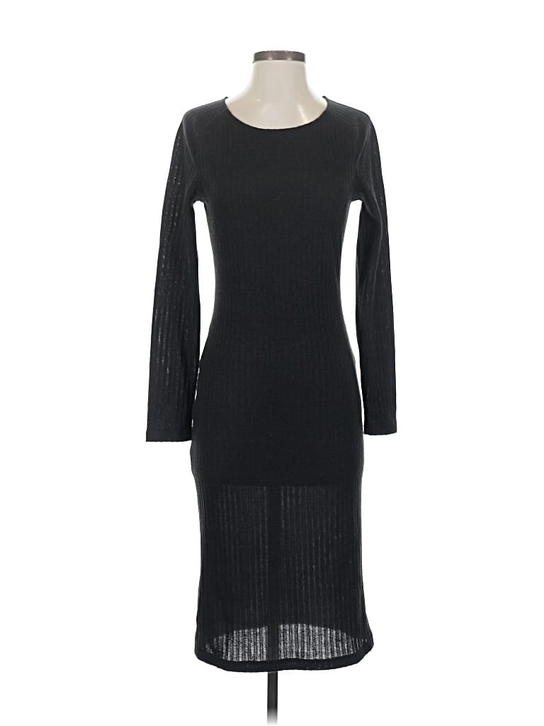 Pre-owned Mng Casual Dress In Black