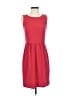 J.Crew Solid Red Casual Dress Size 2 - photo 1
