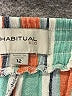 Habitual Stripes Orange Shorts Size 12 - photo 3