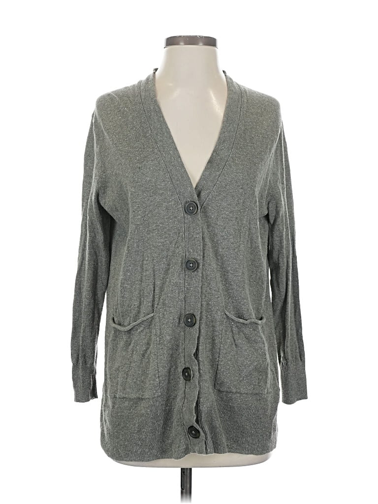 Pre-owned Madewell Cardigan Sweater In Gray