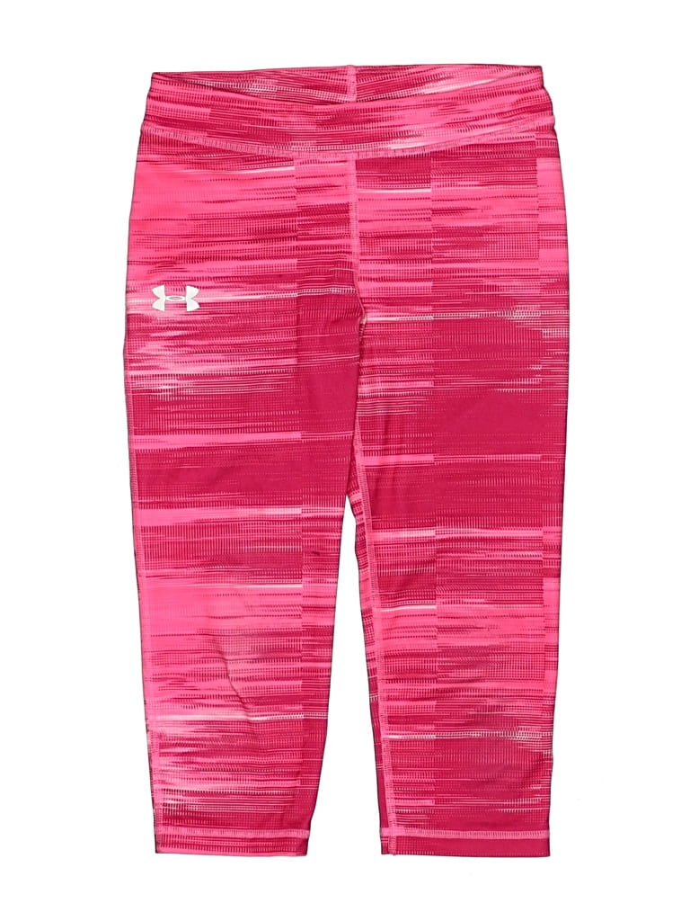 Pre-owned Under Armour Kids' Active Pants In Pink
