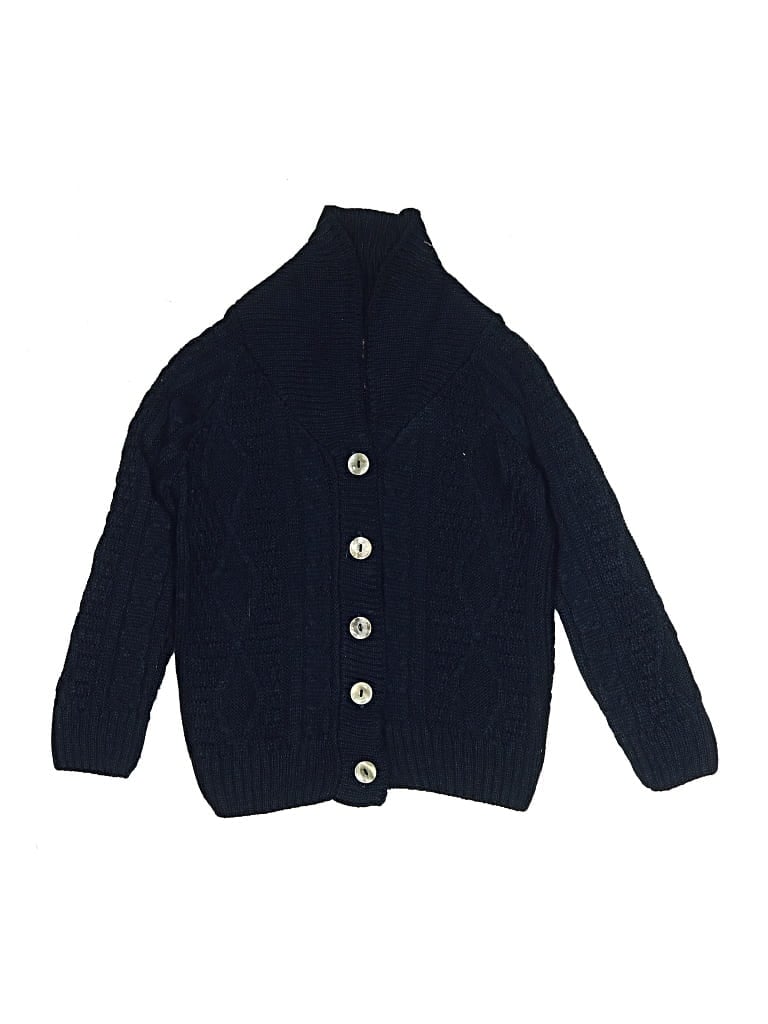 Pre-owned Assorted Brands Kids' Cardigan Sweater In Blue