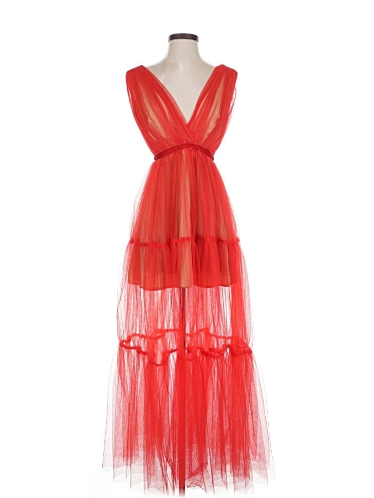 Pre-owned Sau Lee Cocktail Dress In Red