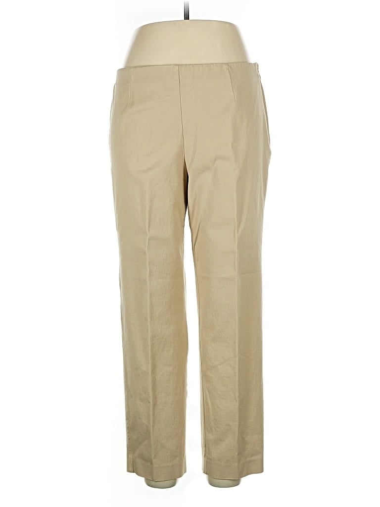 Pre-owned Peck & Peck Khaki Pant In Brown