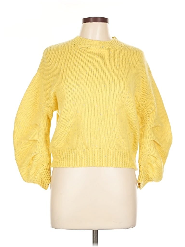 Pre-owned Elie Tahari Pullover Sweater In Yellow