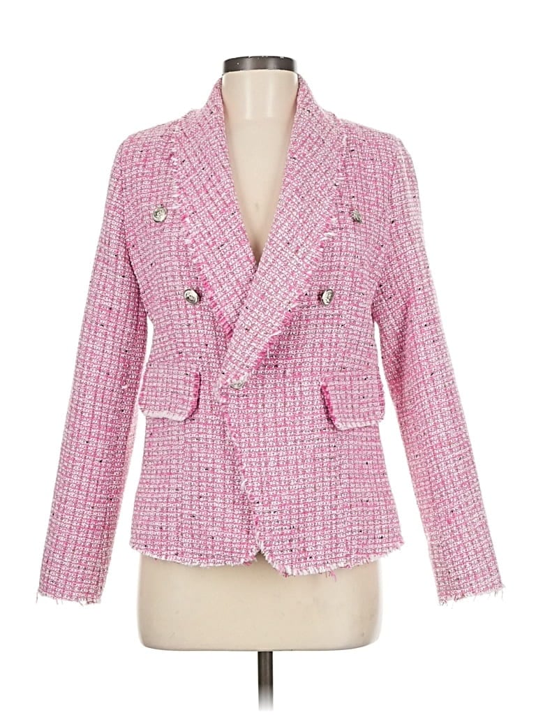 Pre-owned Aqua Blazer Jacket In Pink